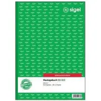 Sigel Bautagebuch SD063, DIN A4 hoch, 3 x 40 Blatt