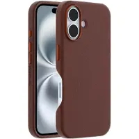 Otterbox Apple iPhone 16 Hülle - Kunstleder - - Backcover/Hard Case - Braun