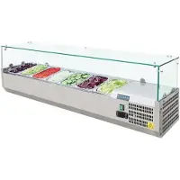 Polar Serie G Aufsatzkühlvitrine 7 X Gn1/4