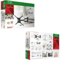 Barkan BM443LP Vollbewegliche Wandhalterung fÃ1/4r 33,02 - 190,5 cm (13 - 75 Zoll) LCD-/Plasmageräte, max. 43 kg Traglast, max. VESA 600 x 400