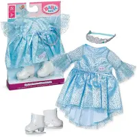 Baby Born Eisprinzessinnen Set mit Glitzerkleid & Tiara für 43 cm Puppen