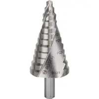 Bosch Stufenbohrer HSS, für Kabelverschraubungen, 6 - 37 mm, 10 mm, 93 mm, 12 Stufen