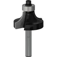 Bosch Abrundfräser, 1/4-Zoll, R1 9,5 mm, D 31,8 mm, L 16,2 mm, G 57 mm