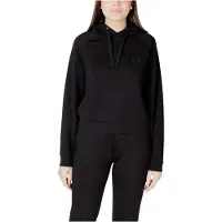 Armani Exchange für Damen. XW000827AF13397UC001 Schwarzes Logo-Sweatshirt (M), Lässig, Sportlich, Multisport, Viskose