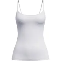 Calida Unterhemd "Unterhemd Sleek Skin Spaghetti Top 1er Pack", Damen, Gr. 36-38, N-Gr, weiß, Obermaterial: 73% Polyamid PA. 27% Elasthan EL., Unterhemden Unterhemd