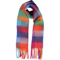 Pieces Regenbogen-Karierte Schal Pi15731500125ro
