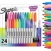 Sharpie - Permanent Marker Fine Glam Pop 24-Blister (2198779)