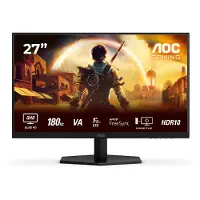 AOC G4 Q27G42XNE, 68,6 cm (27"), 2560 x 1440 Pixel, Quad HD, LED, 1 ms, Schwarz, Rot