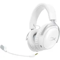 HyperX Cloud III S – Wireless Gaming-Headset (Weiß), Kabellos, 20 - 20000 Hz, Gaming, 340 g, Kopfhörer, Weiß