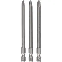 Bosch Powertools Ph1/ph2/ph3x89 Mm Extra Hard Tip Screwdriver 3 Units Silber