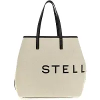 Stella McCartney Tragetasche aus Baumwolle in Beige 7B0048WP02219043