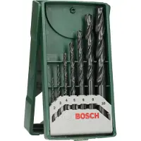 Bosch Mini X-line 2-10 Mm Metal Drill Bit 7 Units Silber