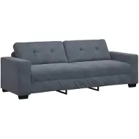 vidaXL 3-Sitzer-Sofa Dunkelgrau 220x78x80 cm Samt