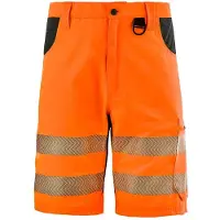 BIG Arbeitsschutz Warnschutz-Shorts PATERSON leuchtorange,Gr.M