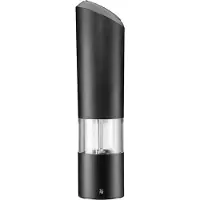 WMF Molen 06.6741.6040, Salz- & Pfeffermühle, Schwarz, Transparent, Kunststoff, Pfeffer, Salz, AAA, 1,5 V