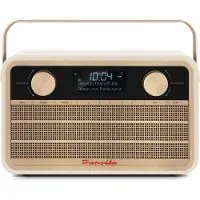 Technisat Transita 120 | tragbares DAB+ Radio mit Akku und Wecker | beige