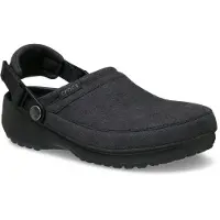 Crocs - Classic Crafted Vegan Suede Clog - Sandalen Gr M4 / W6 schwarz