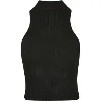 Urban Classics Tanktop "Damen Ladies Short Rib Knit Turtleneck Top" 1