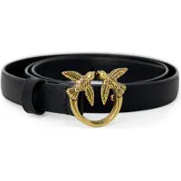 Pinko Damengürtel Love Berry H2 Belt PE 23 PLT01 100143 A0F1 Schwarz