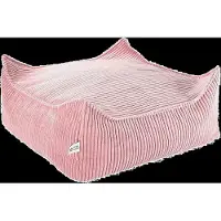 WigiWama Quadrat Sitzhocker, Pink Mousse