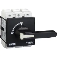 Schneider Electric VBF5 Hauptschalter, 4-Loch bef., 3p, 690V, 125A, Griff lang schwarz abschließbar