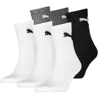 Puma Unisex Sportsocken, 6 Paar - Short Crew Socks, Tennissocken, einfarbig