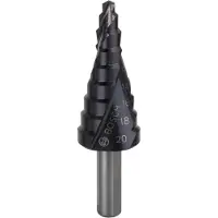 Bosch Stufenbohrer HSS-AlTiN, 4 - 20 mm, 6 mm, 50 mm, 9 Stufen