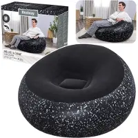Bestway Inflate-A-Chair Luftsessel Graffiti 112 x 112 x 66 cm