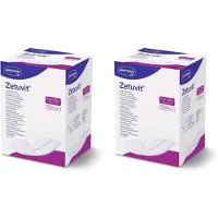 Zetuvit E Saugkompressen steril 10x10 cm 2x 2x25 St Kompressen