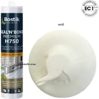 Bostik H750 Seal N Bond Premium 1K Hybrid Klebdichtstoff 435g Kartusche Weiß