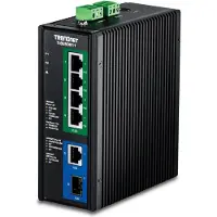 Trendnet TI-BG50611 - Version v1.0R - Switch - industriell - 4 x 10/100/1000/2.5G (PoE++)