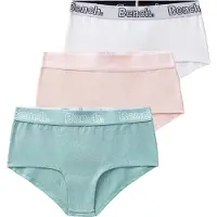 Bench . Panty Packung, 3 Stk. unifarben und meliert, mit Logobund, Baumwollmischung