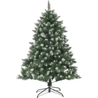 vidaXL Alexander (mit LEDs und silbernen Bällen)