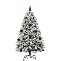 vidaXL Lumi (mit 150 LEDs und schwarzen Bällen)