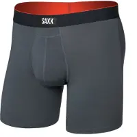 Saxx Multi-sport Mesh Boxer Brief FLY turbulence (w/ black wb) (TRB) M