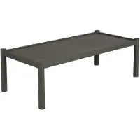 Brafab Loungetisch Brad 71 x 47 x 150 cm Aluminium Grün