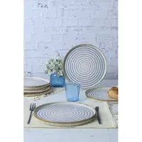 Hermia Concept , Hochwertiges Servierplatten-Set (6 Stück) aus 100% Keramik | 27 cm