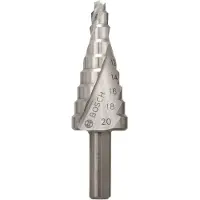 Bosch Stufenbohrer HSS, 4 - 20 mm, 8 mm, 70,5 mm, 9 Stufen