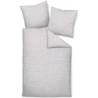 Janine Edelflanell Bettwäsche Chinchilla S 78071 135x200 cm + 80x80 cm naturell