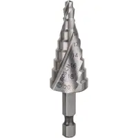 Bosch Stufenbohrer HSS, Sechskantschaft, 4 - 20 mm, 1/4-Zoll, 70,5 mm, 9 Stufen