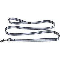HAY - Dogs Leash Flat - S/M - Blue and white stripe