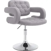 CLP Lounger Dublin Stoff mit Armlehne grau