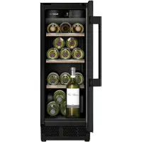 Bosch KUW20VHF0, Weinkühler mit Kompressor, Integriert, 21 Flasche(n), 70 W, F, Schwarz