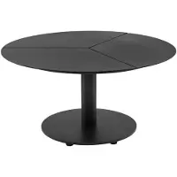 Brafab Loungetisch Peace 80 x 46 x 80 cm Aluminium Schwarz