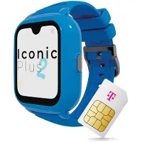 Savefamily Telekom Iconic Plus 2 Kinder Smartwatch in Bubble Blue mit Telekom Tarif