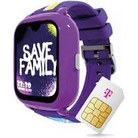 Savefamily Iconic Plus 2 Kinder Smartwatch in Graffiti - Exklusiv mit Telekom Karte