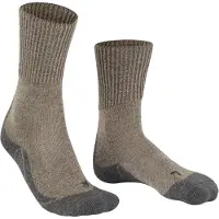 Falke Socken "TK1 Adventure Wool", Damen, Gr. 39-40, Sockengröße, beige (kitt mouline (4310)), Obermaterial: 70% Schurwolle WV. 30% Polyamid PA., Socken Socken