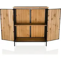 Hjh LIVING Kommode mit Schubladen SANTJAGO BLACK SUN XL Sideboard Schrank 94.0 x 80.0 x 34.5 cm