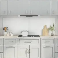 vidaXL Küchenrückwand 2 pcs Transparent 90 x 60 cm Gehärtetes Glas