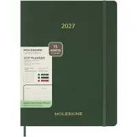 Moleskine 15 Monate Essential Wochenkalender 2026/2027, 1 Wo = 2 Seiten, vertikal, XXL, weicher